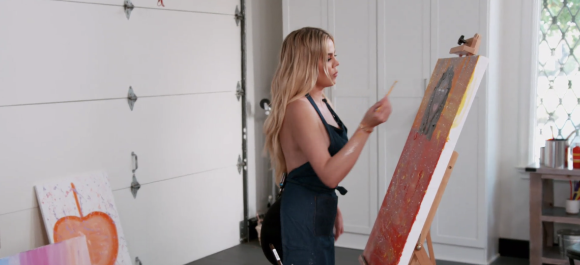 The evolution of Khloe Kardashian's paintings on KUWTK: From Art Vandelay to today!