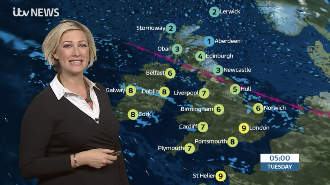 Is ITV's weather girl Becky Mantin pregnant again? Viewers can't work out if she is or not