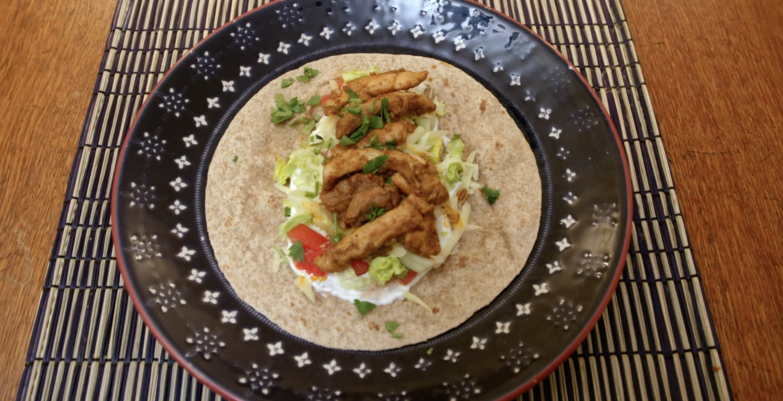 How to make the Eat Well For Less? episode 2 chicken tacos - big on flavour, little on price!