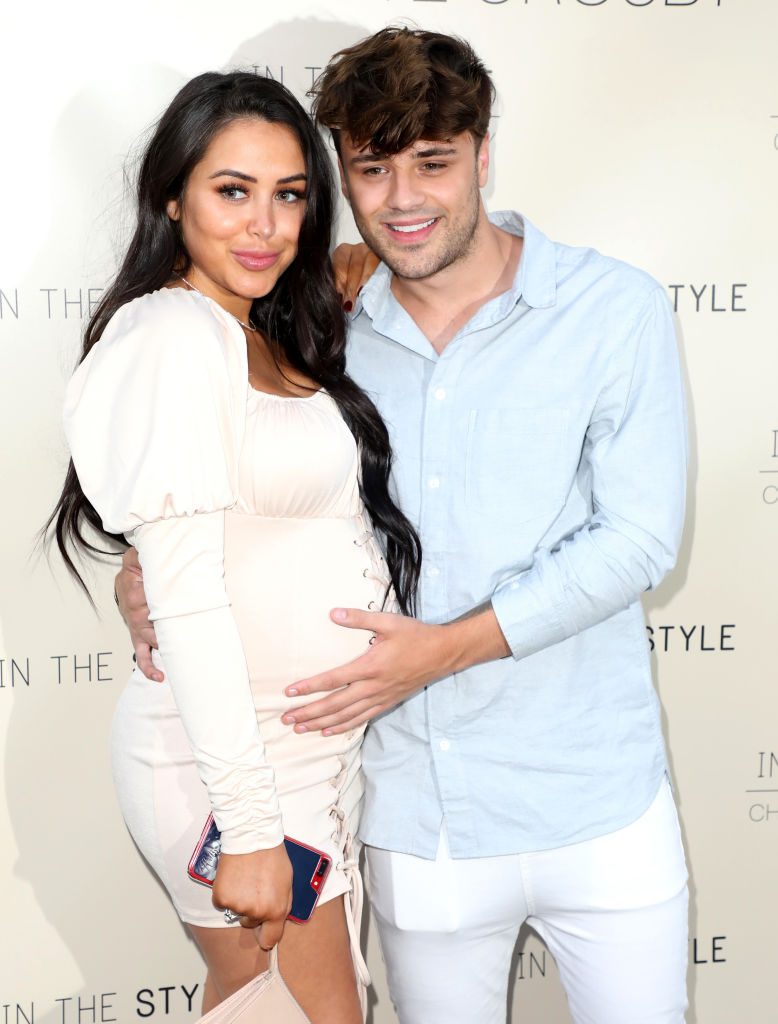 LONDON, UNITED KINGDOM - 2019/07/04: Marnie Simpson and Casey Johnson attend the Charlotte Crosby In The Style Party at Nikki's Bar in London. (Photo by Brett Cove/SOPA Images/LightRocket via Getty Images)