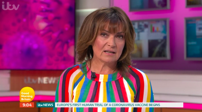 Buy Lorraine Kelly's rainbow dress here: Good Morning Britain fashion from April 24th!