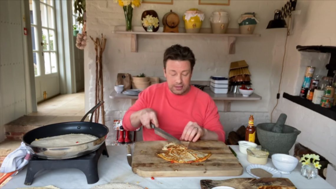 Cook Jamie Oliver's veggie quesadillas - Episode 7 recipe from Keep Cooking and Carry On!