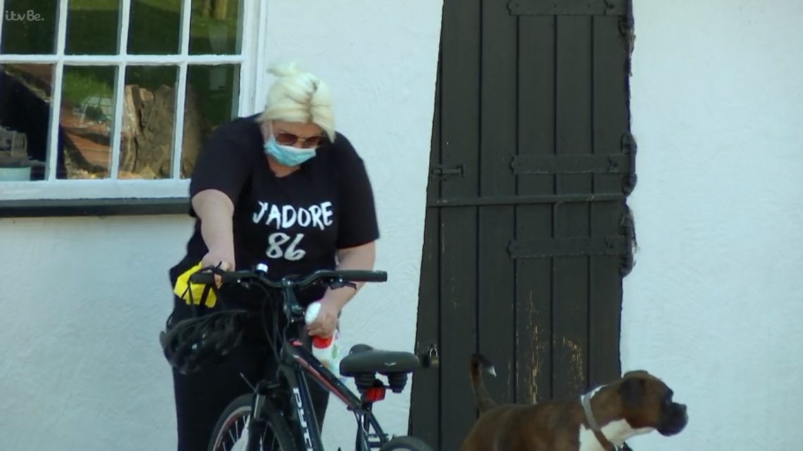 Gemma Collins on a bike: Diva on Lockdown star annoyed after paparazzi film her cycling!