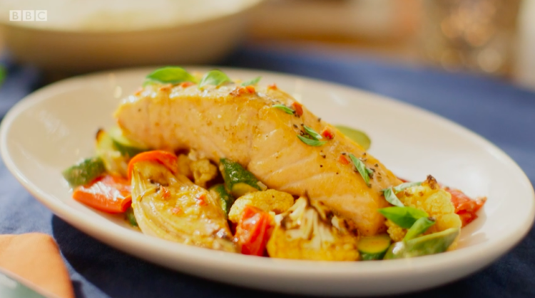 Make Mary Berry's Thai salmon recipe from Simple Comforts episode 2