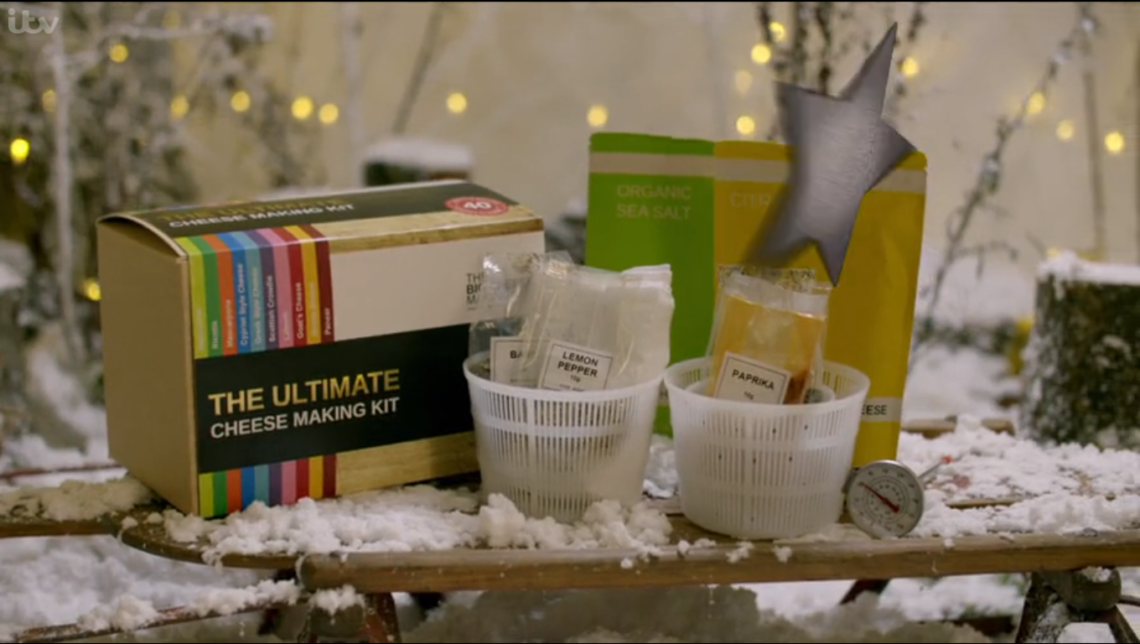 How to Spend It Well At Christmas - buy the ultimate cheese making kit from ITV here!