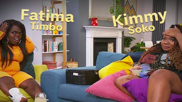 Who are Fatima and Kimmy on Celebrity Gogglebox Black to Front?