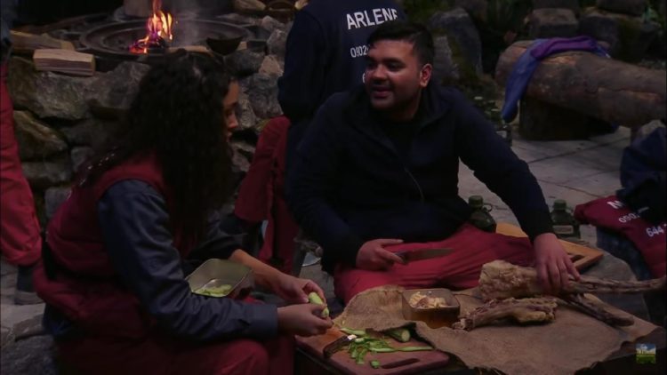 Is Naughty Boy a chef as he cooks oxtail on I'm A Celebrity?