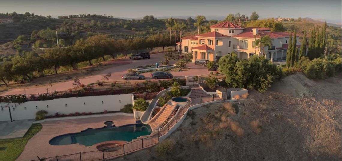 Where is the Hype House Moorpark mansion, as seen in the Netflix series?