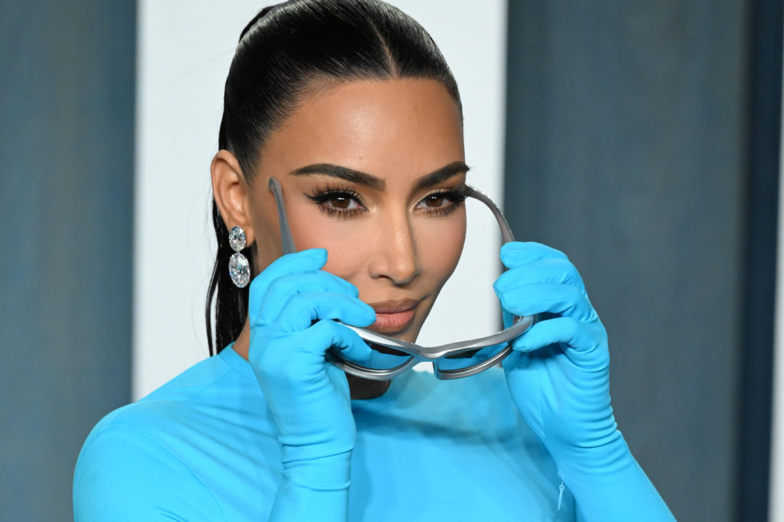 Kim Kardashian shreds new fashion trend with barely-there ripped jeans