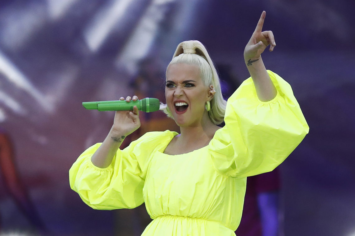 Katy Perry's a 'fish out of water' after falling off chair on American Idol