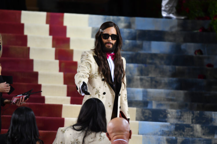 Jared Leto becomes a walking House of Gucci in Met Gala 2022 suit