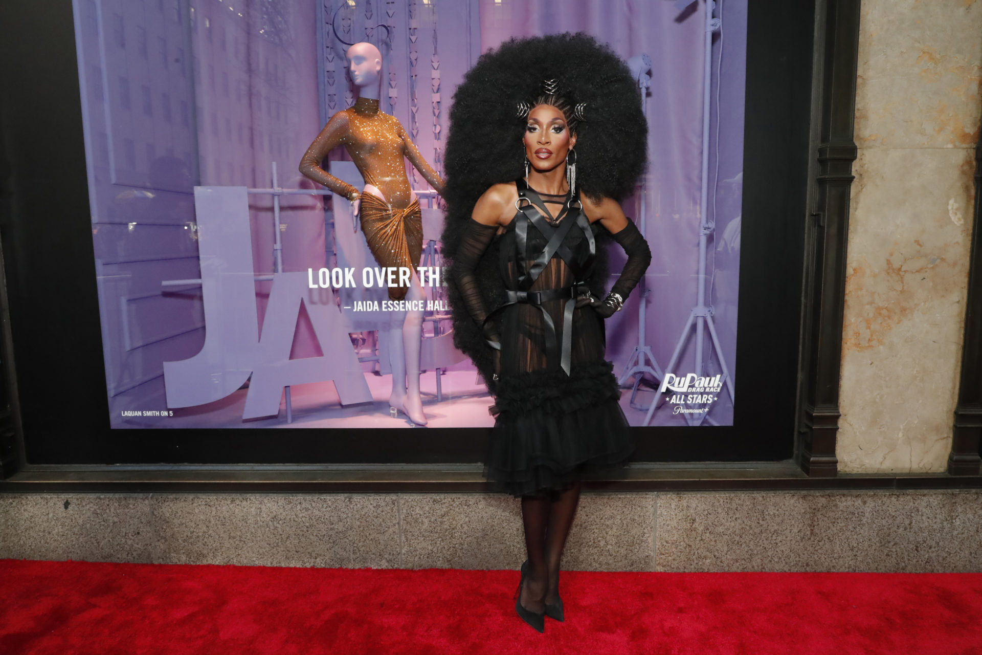 RuPaul's Drag Race All Stars 7 Saks Fifth Avenue Window Display Ruveal And Red Carpet