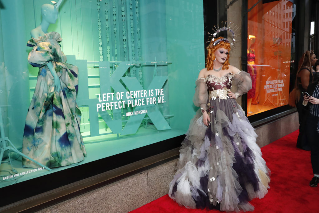 RuPaul's Drag Race All Stars 7 Saks Fifth Avenue Window Display Ruveal And Red Carpet