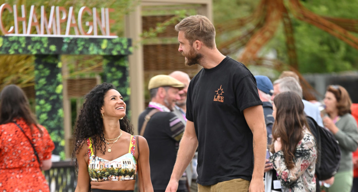 Calvin Harris and Vick Hope 'engaged' as she's spotted wearing huge diamond ring