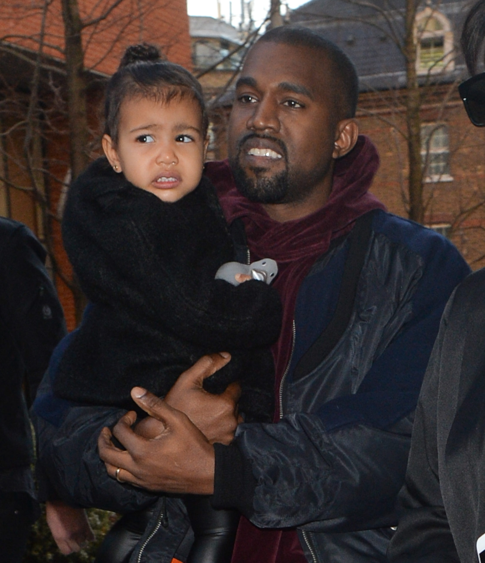 Kanye West And Kris Jenner With Baby North In London