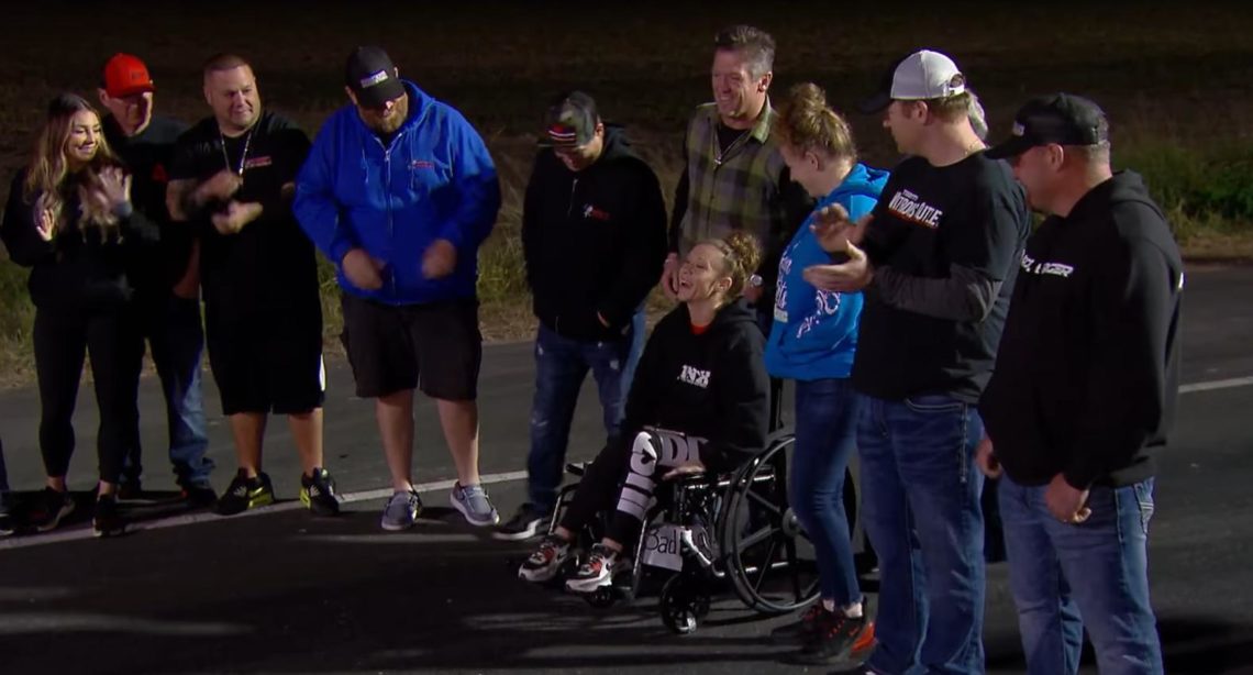 Street Outlaws' Trisha in wheelchair after car crash but says it's 'temporary'