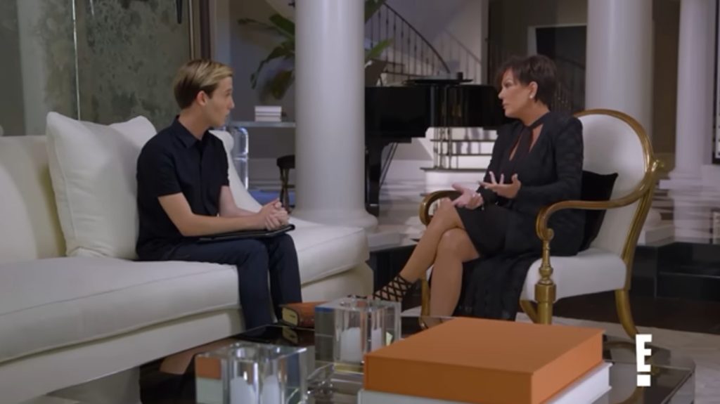 Tyler Henry speaks to Kris Jenner on Hollywood Medium