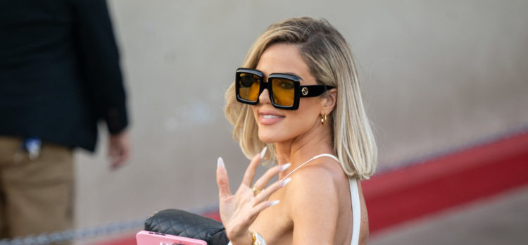 Khloe Kardashian rivals Kim's swim gloves with her denim bikinis