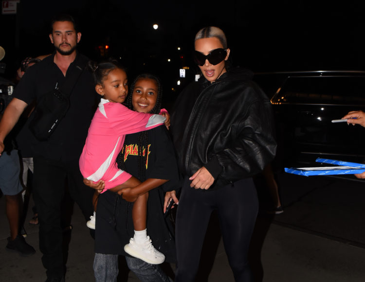 North West is fashion queen aged nine as Kim calls her model shoot 'iconic'