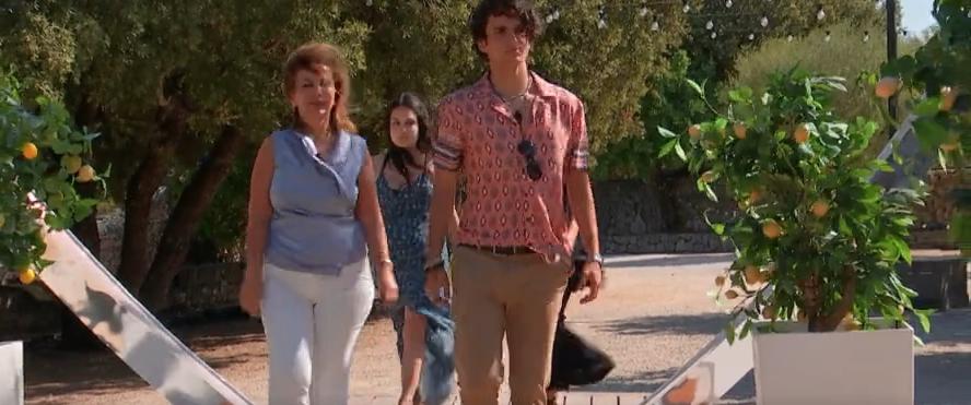 Ekin-Su and Davide's families enter the villa on Love Island