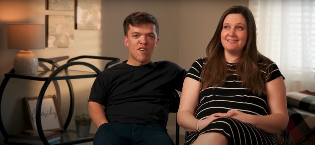 Tori and Zach Roloff speaking in Little People, Big World confessional