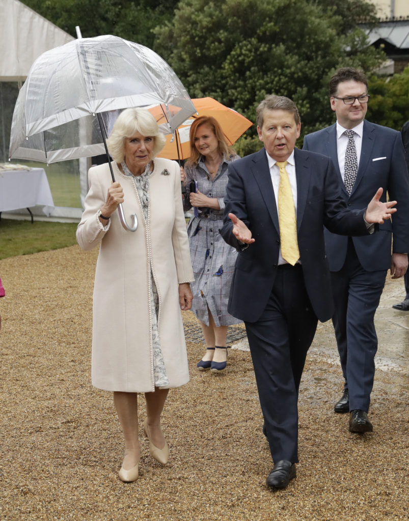 The Duchess Of Cornwall Attends The Bees For Development Garden Party