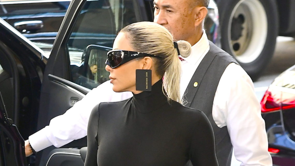 Kim Kardashian trolled over 'contactless' Balenciaga credit card earrings
