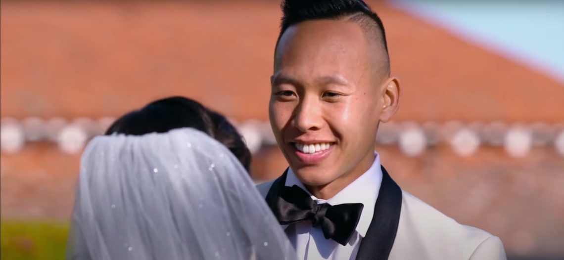 Binh Trinh on his wedding day on Married At First Sight