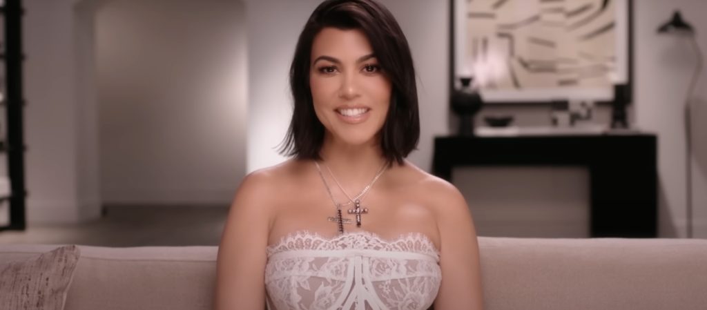 Kourtney Kardashian speaking in The Kardashians trailer