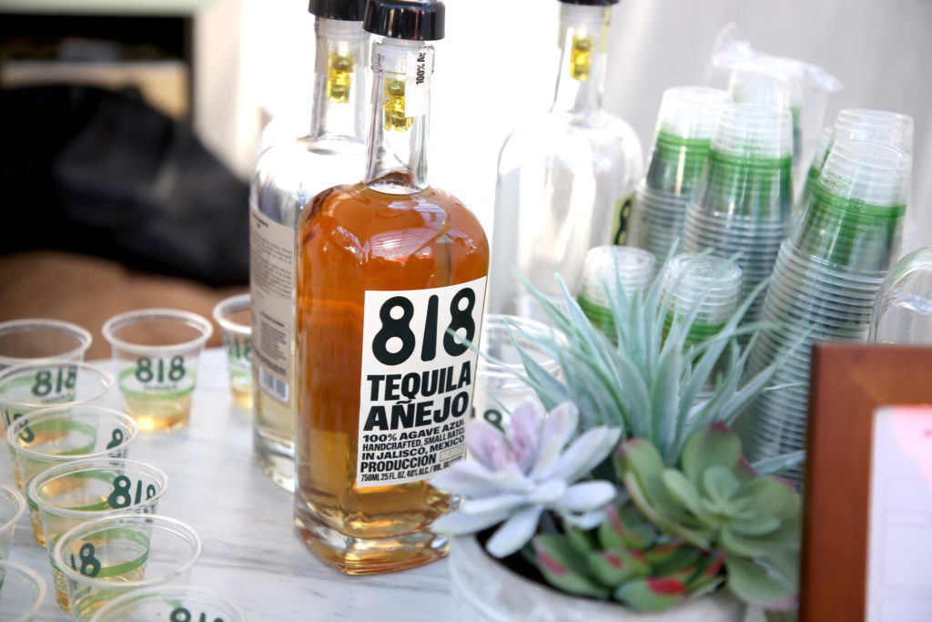 A bottle of 818 Tequila at Food Network New York City Wine & Food Festival presented by Capital One - Southern Glazer's Wine & Spirits Trade Day at Grand Tasting hosted by Wine Spectator