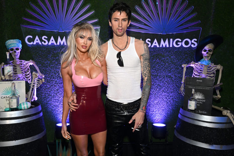Megan Fox turns into Pamela Anderson but fans obsess over MGK's hair