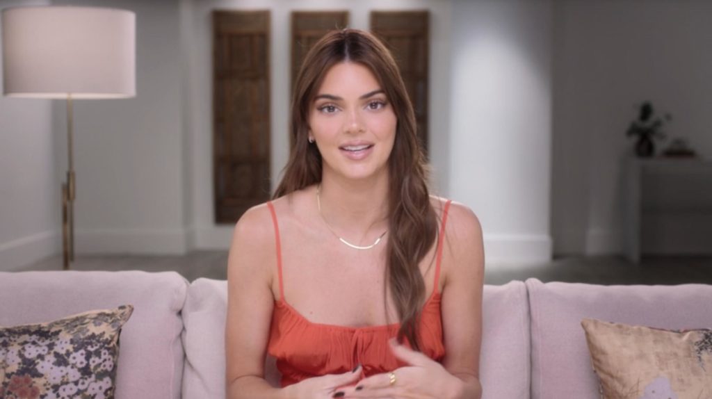 Kendall Jenner says being in the public eye gives her anxiety