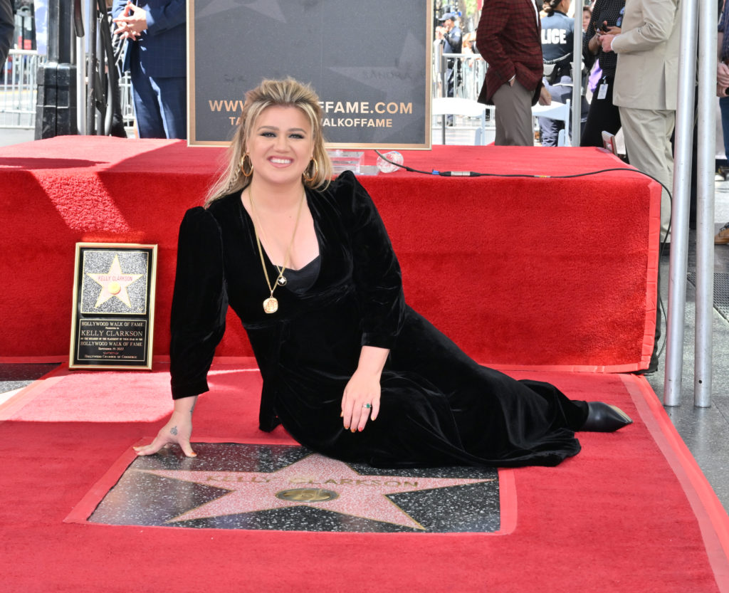 Kelly Clarkson Honored with Star on The Hollywood Walk of Fame