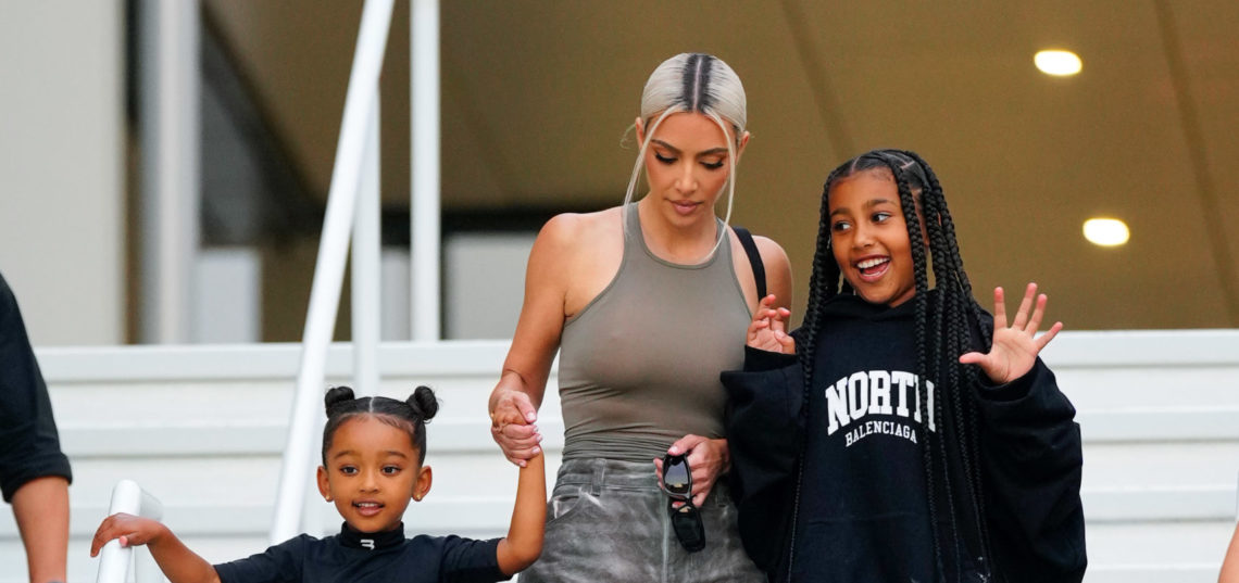 Kim Kardashian snaps after North West pretends to shave off her sleek eyebrows
