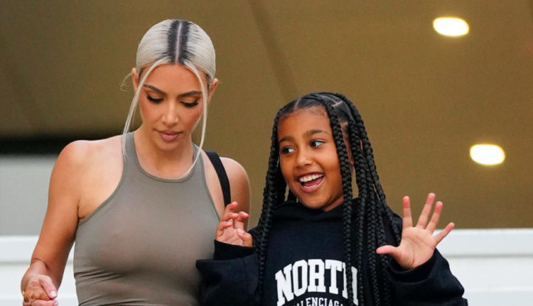 Kim Kardashian snaps after North West pretends to shave off her sleek eyebrows