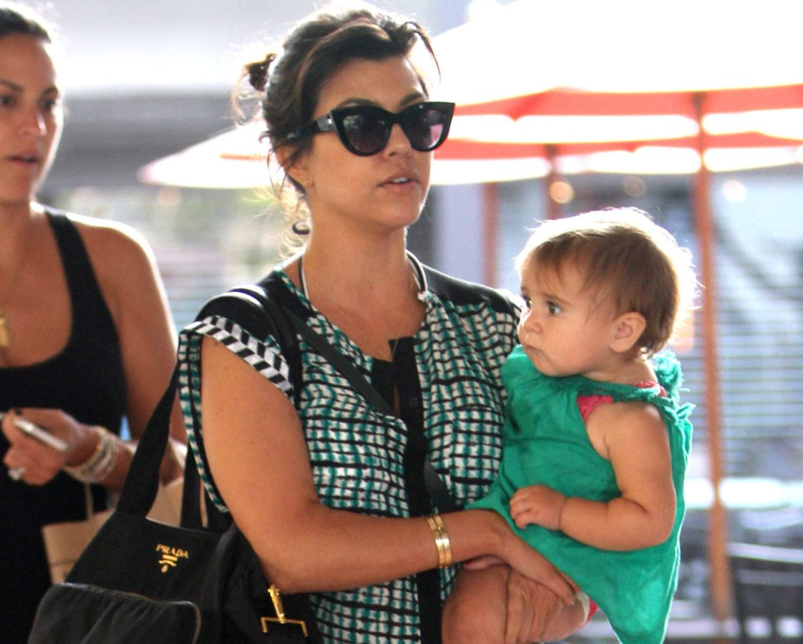 Kourtney Kardashian broody as she 'wished she could breastfeed' Khloe's newborn