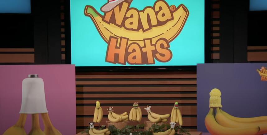 Nan Hats display on Shark Tank