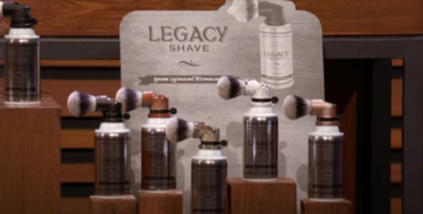 Legacy Shave display as shown on Shark Tank 2022