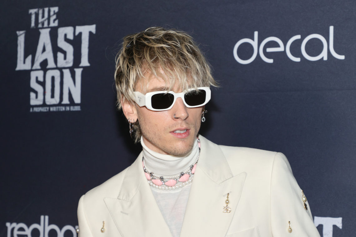 MGK channels Euphoria with sparkly Jules-inspired look at Milan Fashion Week