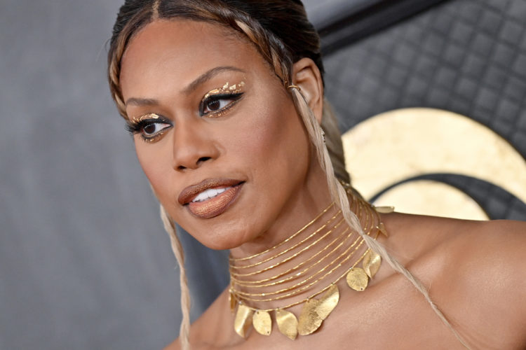 Laverne Cox speaks about her partner on The Grammys red carpet