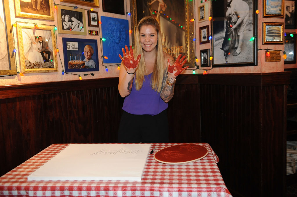 Kailyn Lowry And Raquel Santiago Visit Buca di Beppo Times Square