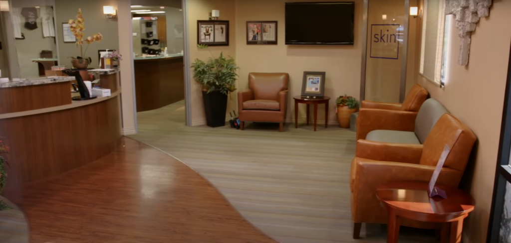 Waiting room of Dr Pimple Popper's Skin Physicians and Surgeons clinic