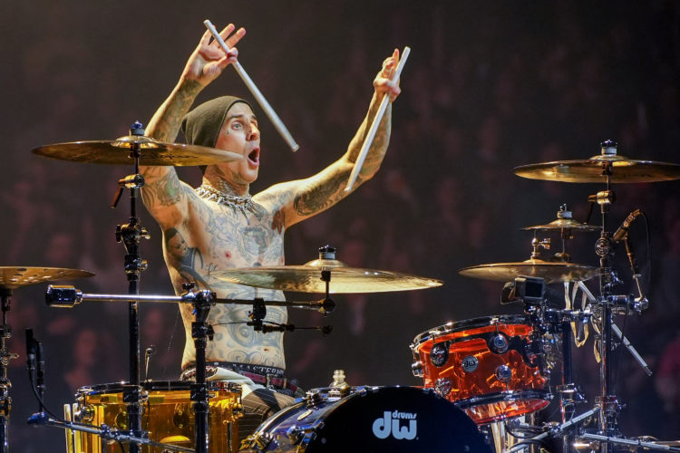 Travis Barker working on a 'random' project with Kylie Jenner's ex beau