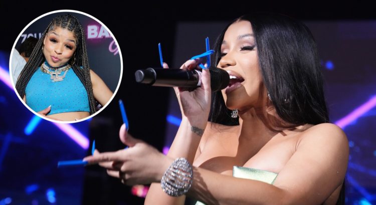 Cardi B 'shouts out' Chrisean Rock while performing ex's song