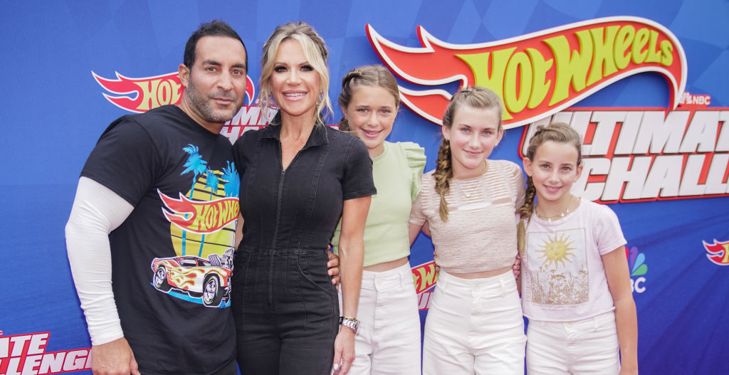 Ryan Boyajian, Jennifer Pedranti and kids attend EL SEGUNDO, CALIFORNIA - MAY 20: Ryan Boyajian, Jennifer Pedranti and guest attend Press Event For NBC's "Hot Wheels: Ultimate Challenge at The Zimmerman Automobile Driving Museum on May 20, 2023 in El Segundo, California. (Photo by Andrew J Cunningham/Getty Images)Press Event For NBC's "Hot Wheels: Ultimate Challenge"