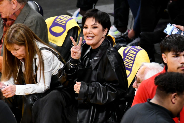 Kris Jenner smiles with 'botoxed mannequin squad' in 'best week ever'
