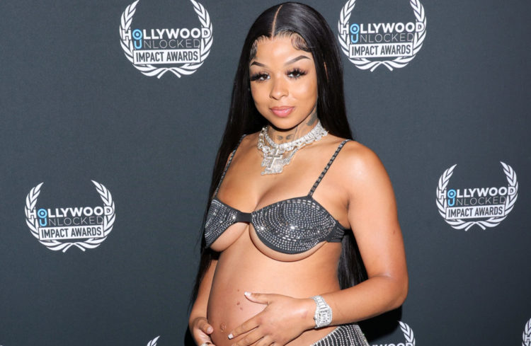 Tearful Chrisean Rock reveals baby's gender as Blueface tattoos 'disappear'