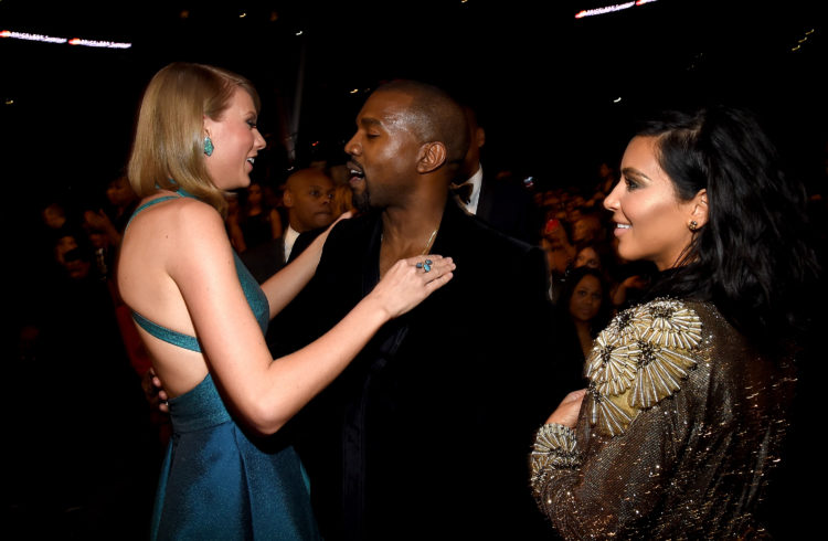 Kim Kardashian isn't letting Taylor Swift ruin her vibe but her ex hubby's wife finds it 'amusing'